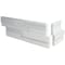 Msi Arctic White 3D Ledger Corner 6 in.  X 18 in.  Honed Marble Wall Tile, 6PK ZOR-PNL-0111 - alternate 5